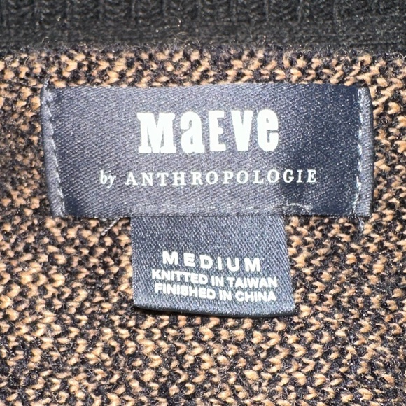 Maeve | Elinore Short Sleeve Animal Print Wool Blend Sweater - Picture 5 of 5